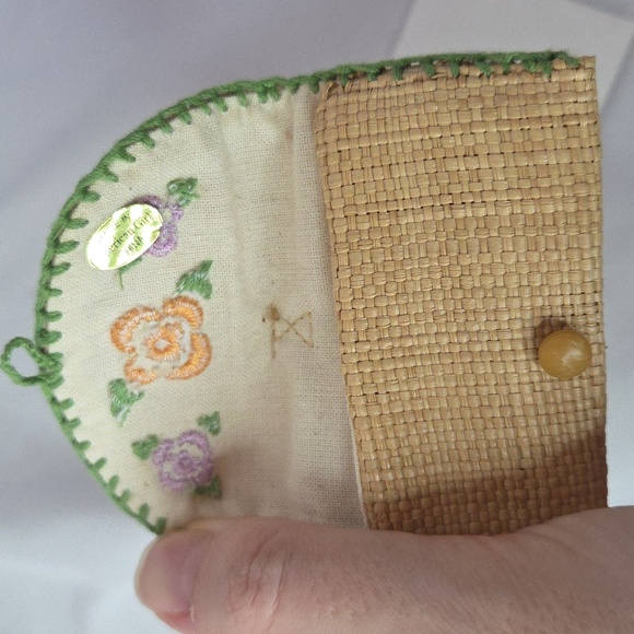 American Girl Pleasant Company Kit Coin purse clutch With Dime like new 3" - Picture 12 of 13